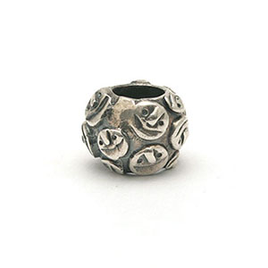 Trollbeads Retired Silver Smiley